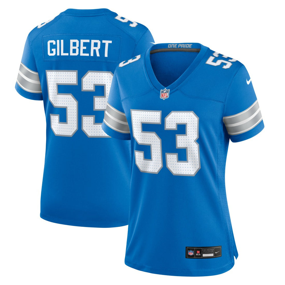 DaRon Gilbert Detroit Lions Women's Game Jersey Blue | Nike for Sale