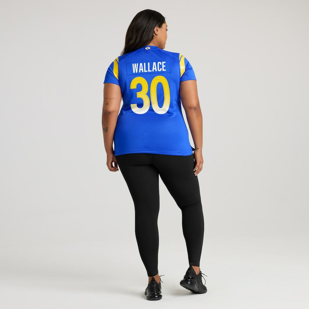 Josh Wallace Los Angeles Rams Women's Game Jersey Royal | Nike for Sale