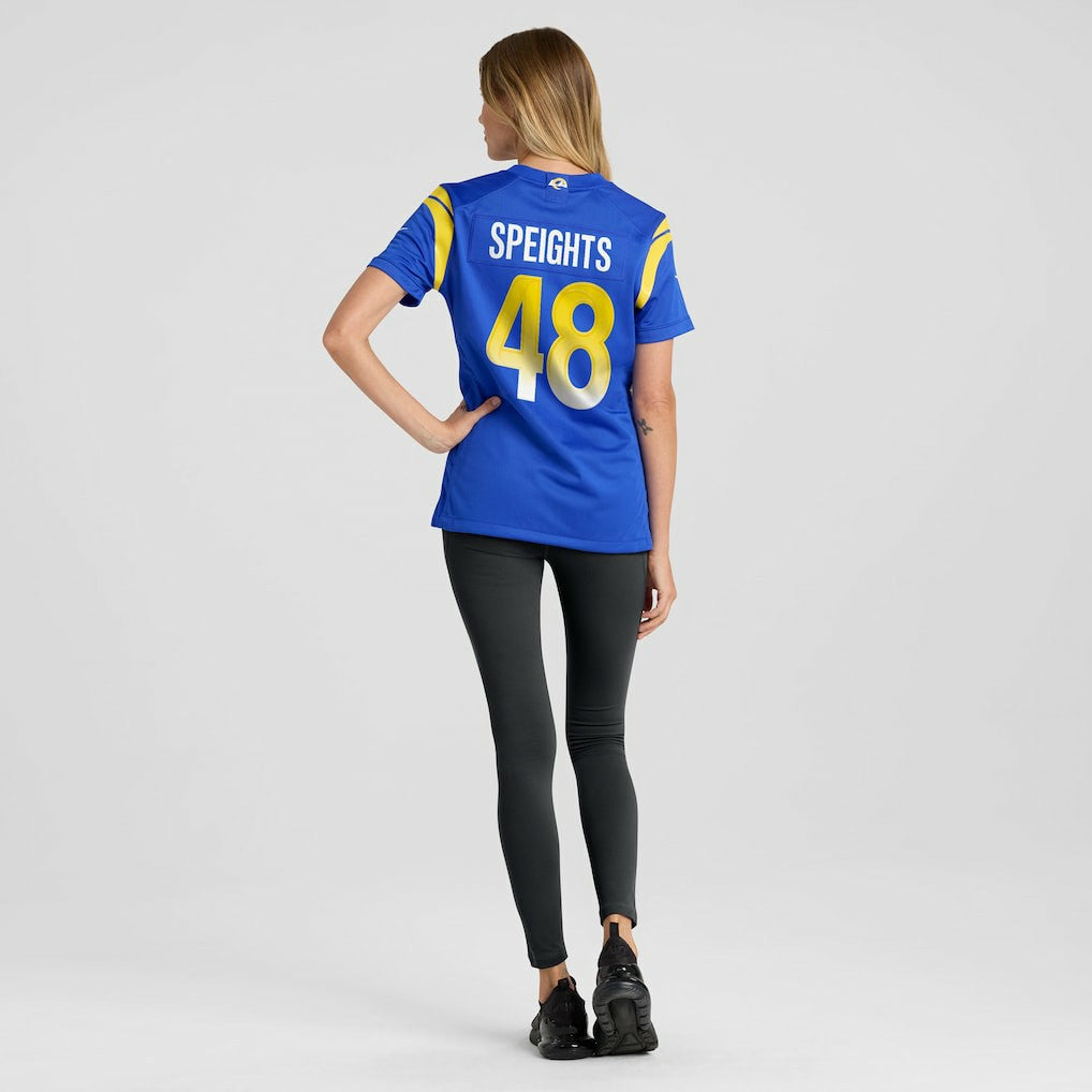 Omar Speights Los Angeles Rams Women's Game Jersey Royal | Nike for Sale
