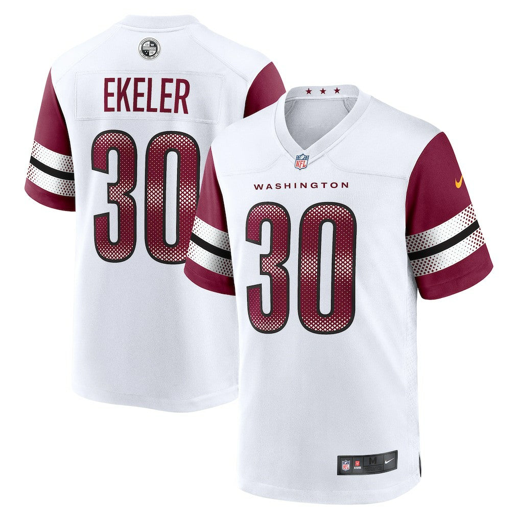 Austin Ekeler Washington Commanders Game Jersey White | Nike for Sale