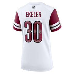 Austin Ekeler Washington Commanders Women's Game Jersey White | Nike for Sale