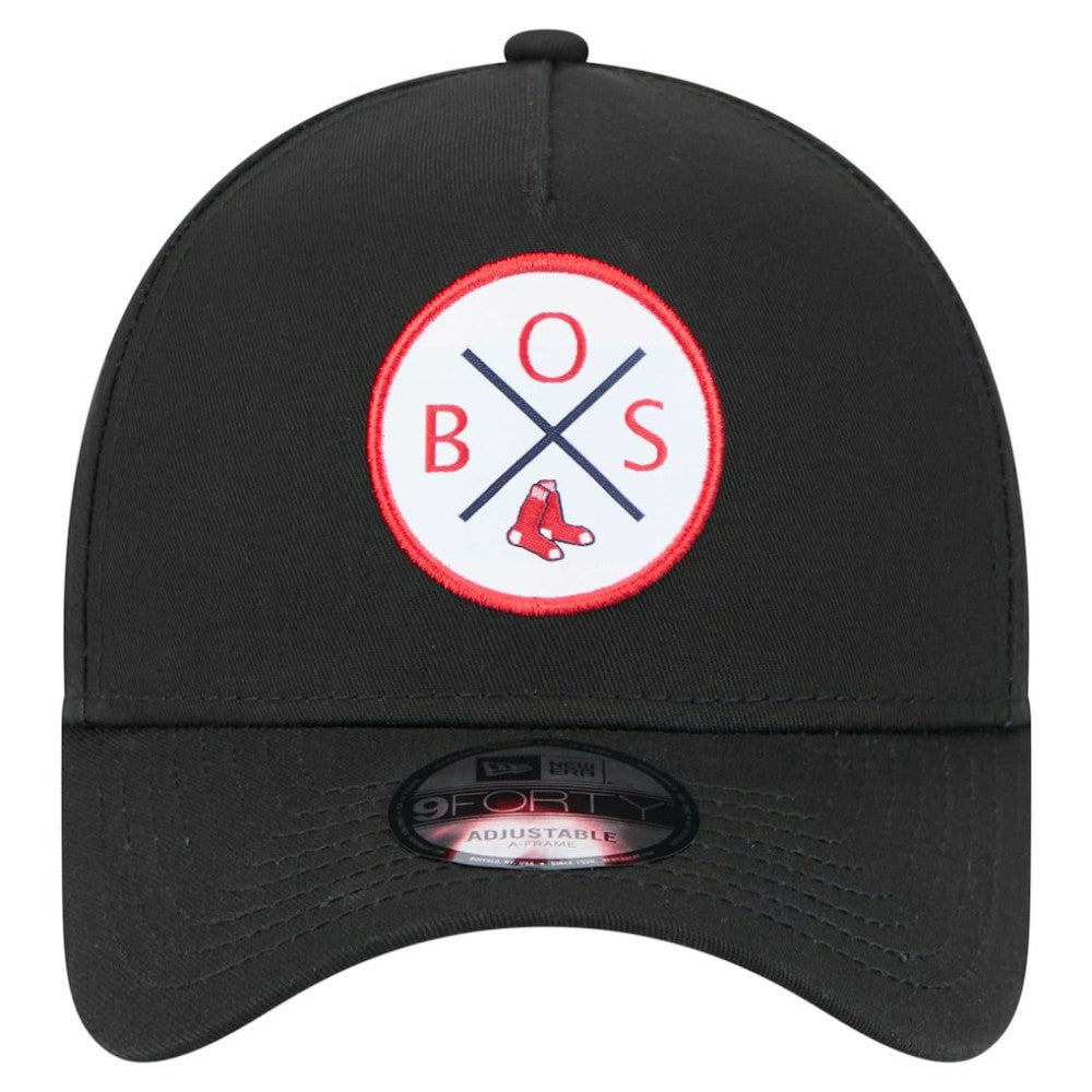 Boston Red Sox New Era 9FORTY A-Frame Adjustable Hat - MLB