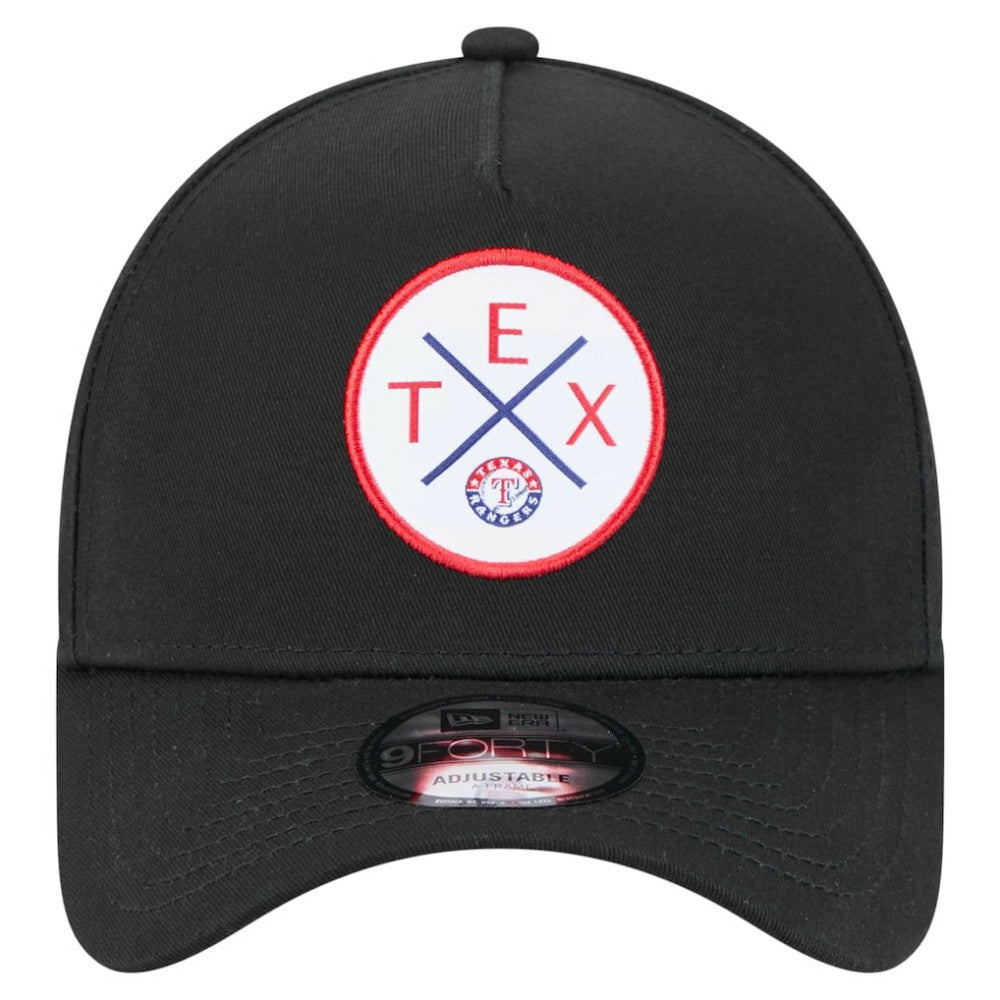 Texas Rangers New Era 9FORTY A-Frame Adjustable Hat - MLB