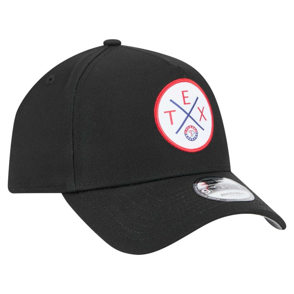 Texas Rangers New Era 9FORTY A-Frame Adjustable Hat - MLB