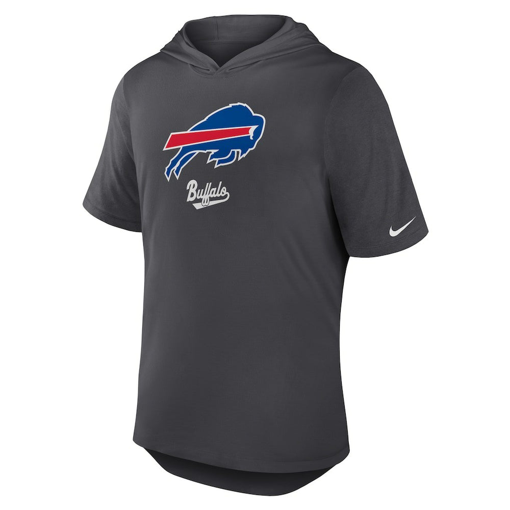 Buffalo Bills Tri-Blend Performance Hoodie T-Shirt Anthracite | Nike for Sale
