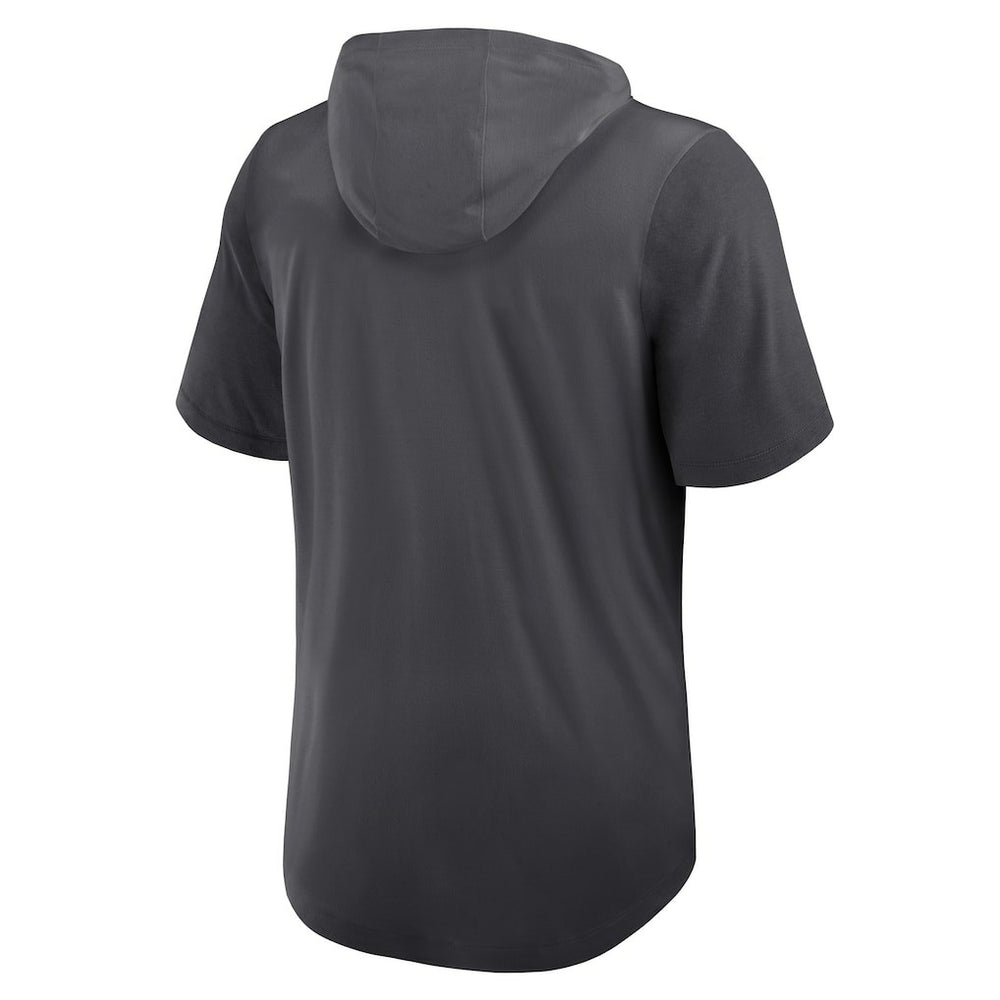 Miami Dolphins Tri-Blend Performance Hoodie T-Shirt Anthracite | Nike for Sale