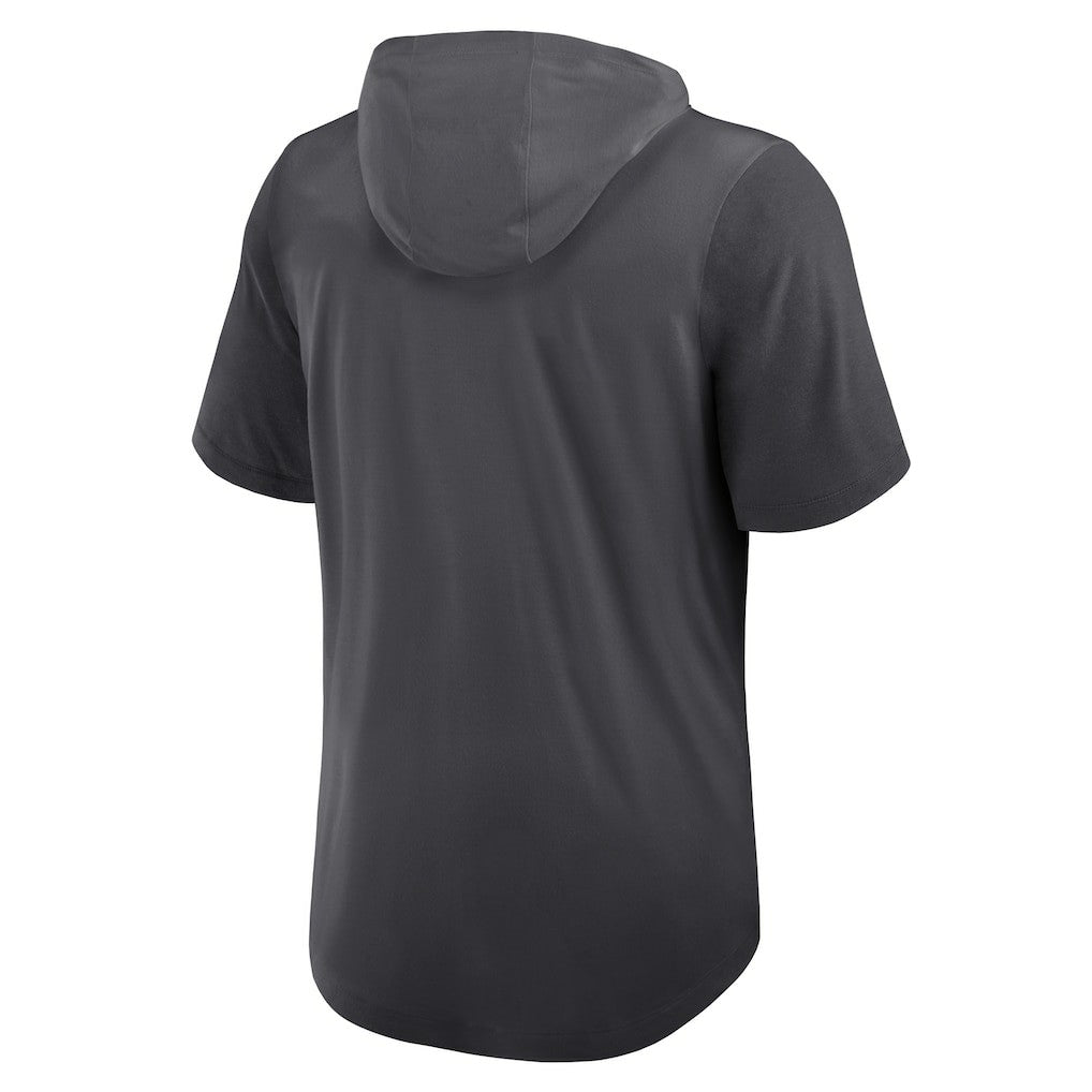 New York Jets Tri-Blend Performance Hoodie T-Shirt Anthracite | Nike for Sale