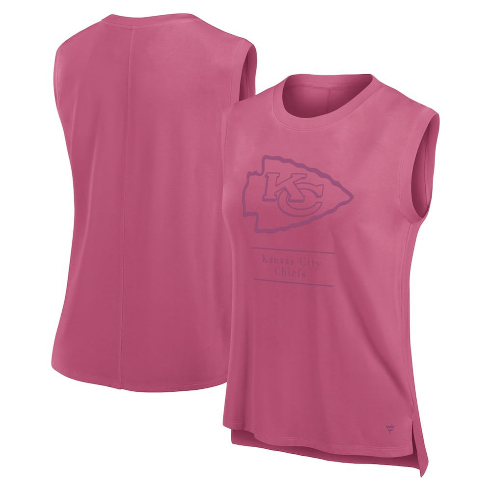 Kansas City Chiefs Women's Studio Embrace Tank Top Pink | Fanatics
