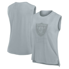Las Vegas Raiders Women's Studio Embrace Tank Top Gray | Fanatics
