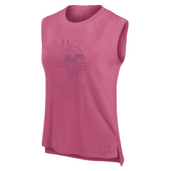 Minnesota Vikings Women's Studio Embrace Tank Top Pink | Fanatics