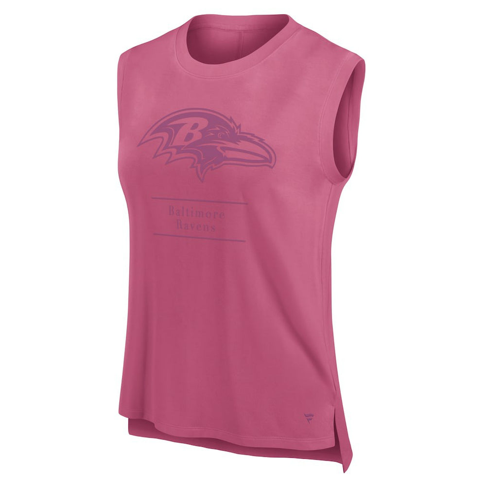 Baltimore Ravens Women's Studio Embrace Tank Top Pink | Fanatics