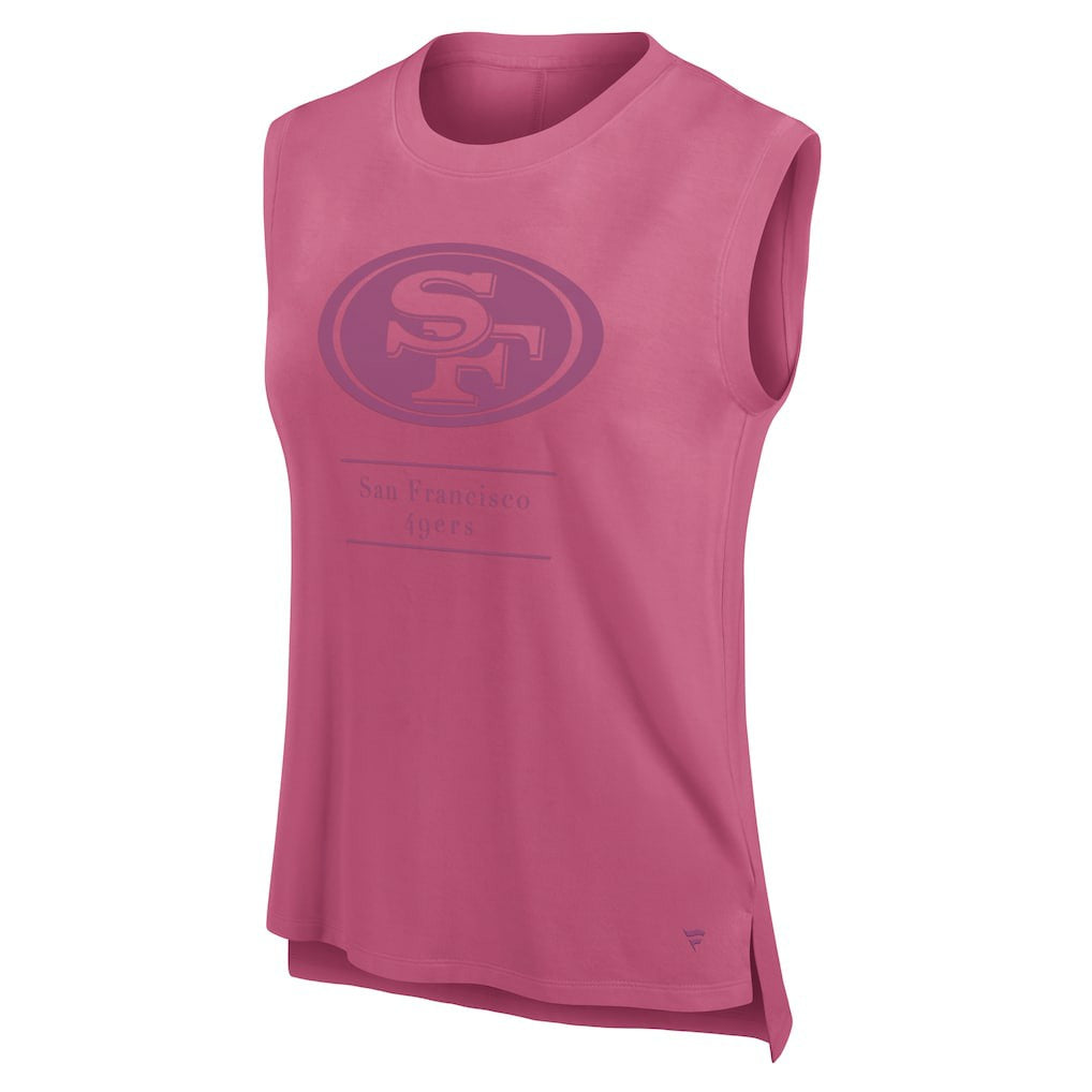 San Francisco 49ers Women's Studio Embrace Tank Top Pink | Fanatics