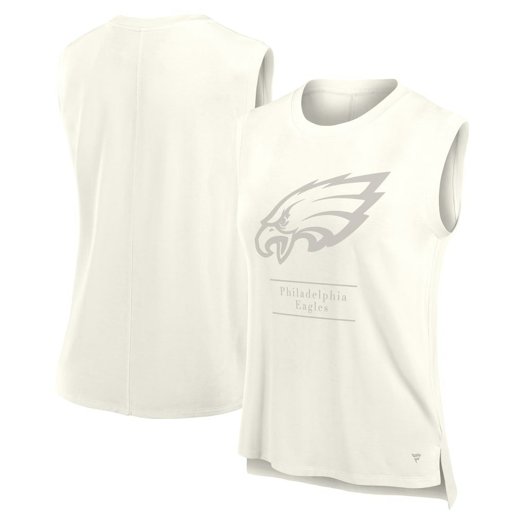 Philadelphia Eagles Women's Studio Embrace Tank Top Cream | Fanatics