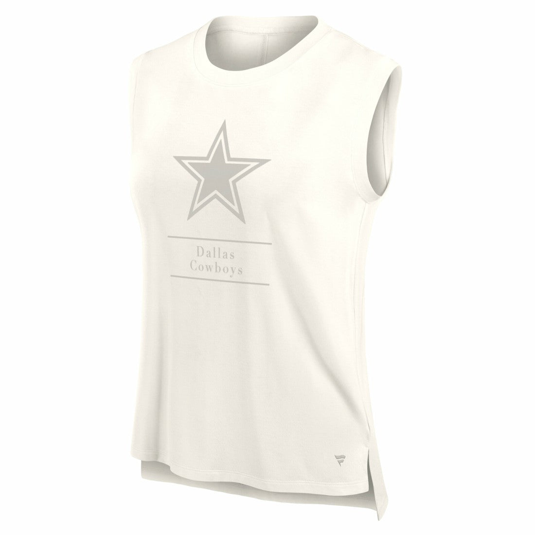 Dallas Cowboys Women's Studio Embrace Tank Top Cream | Fanatics