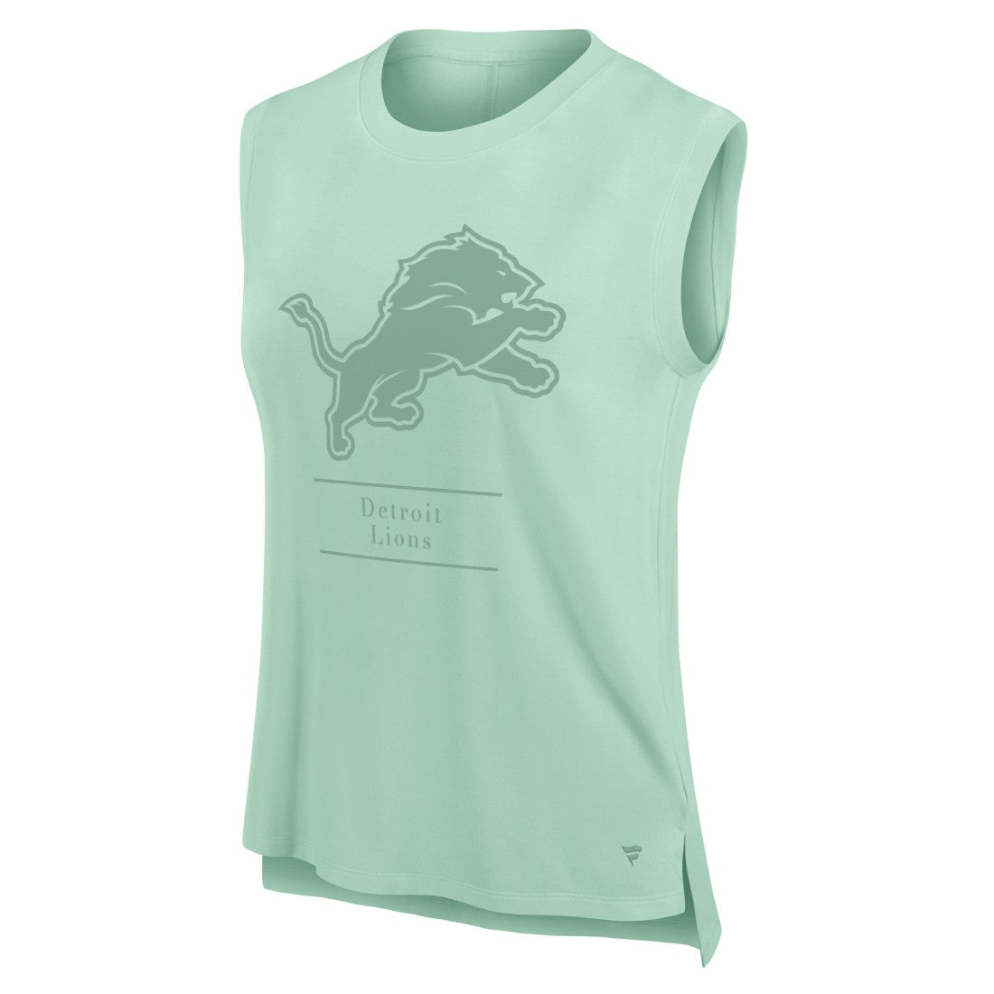Detroit Lions Women's Studio Embrace Tank Top Mint | Fanatics
