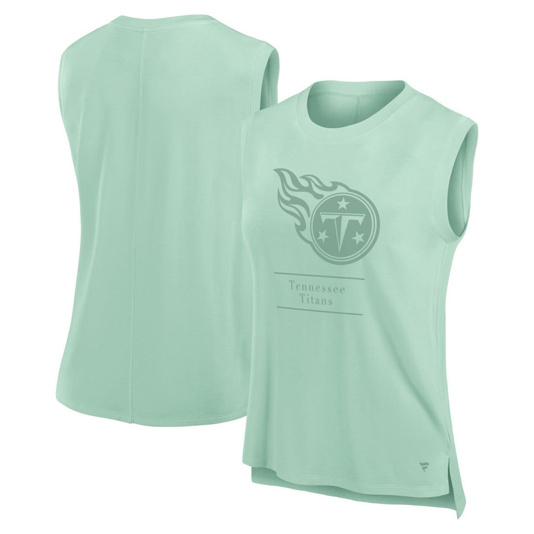 Tennessee Titans Women's Studio Embrace Tank Top Mint | Fanatics