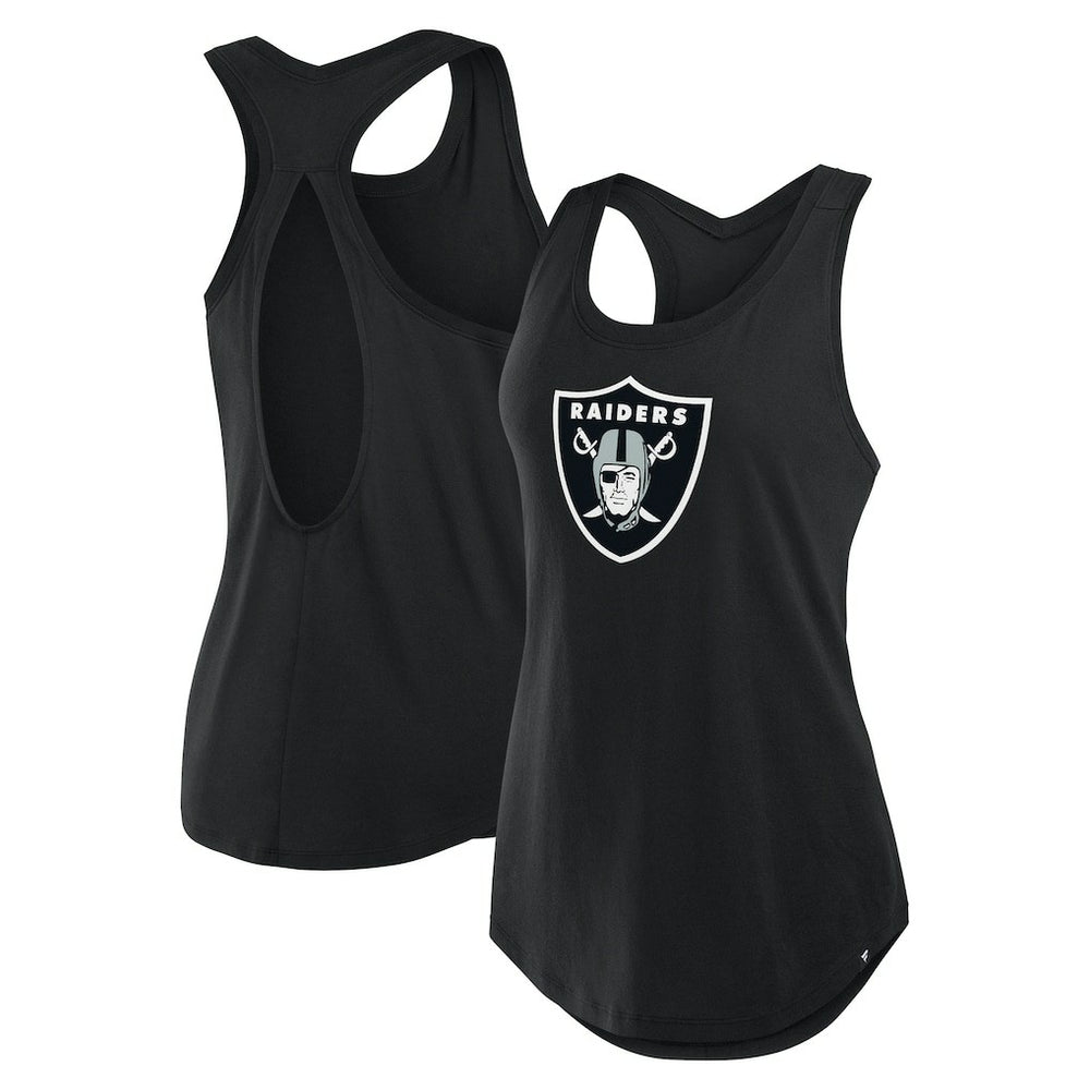 Las Vegas Raiders Women's Iron Fan Tank Top Black | Fanatics