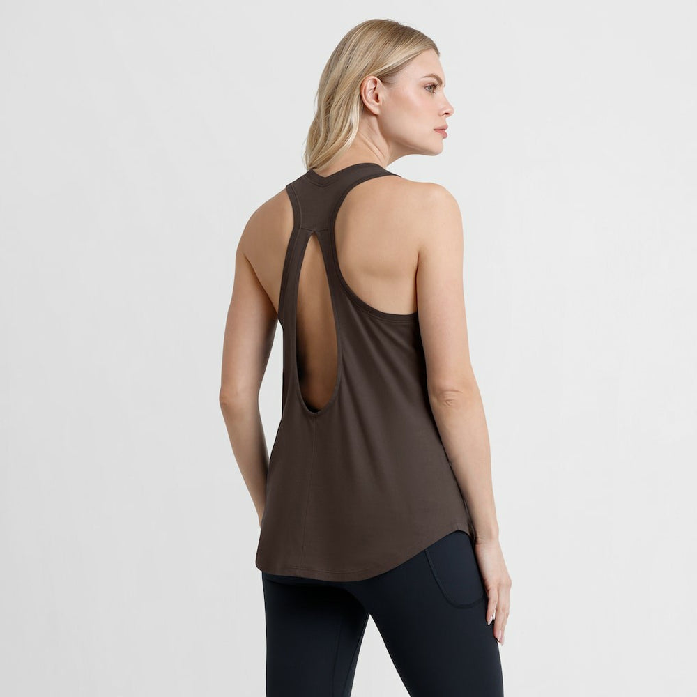 Cleveland Browns Women's Iron Fan Tank Top Brown | Fanatics