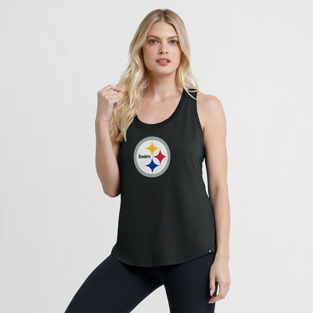 Pittsburgh Steelers Women's Iron Fan Tank Top Black | Fanatics