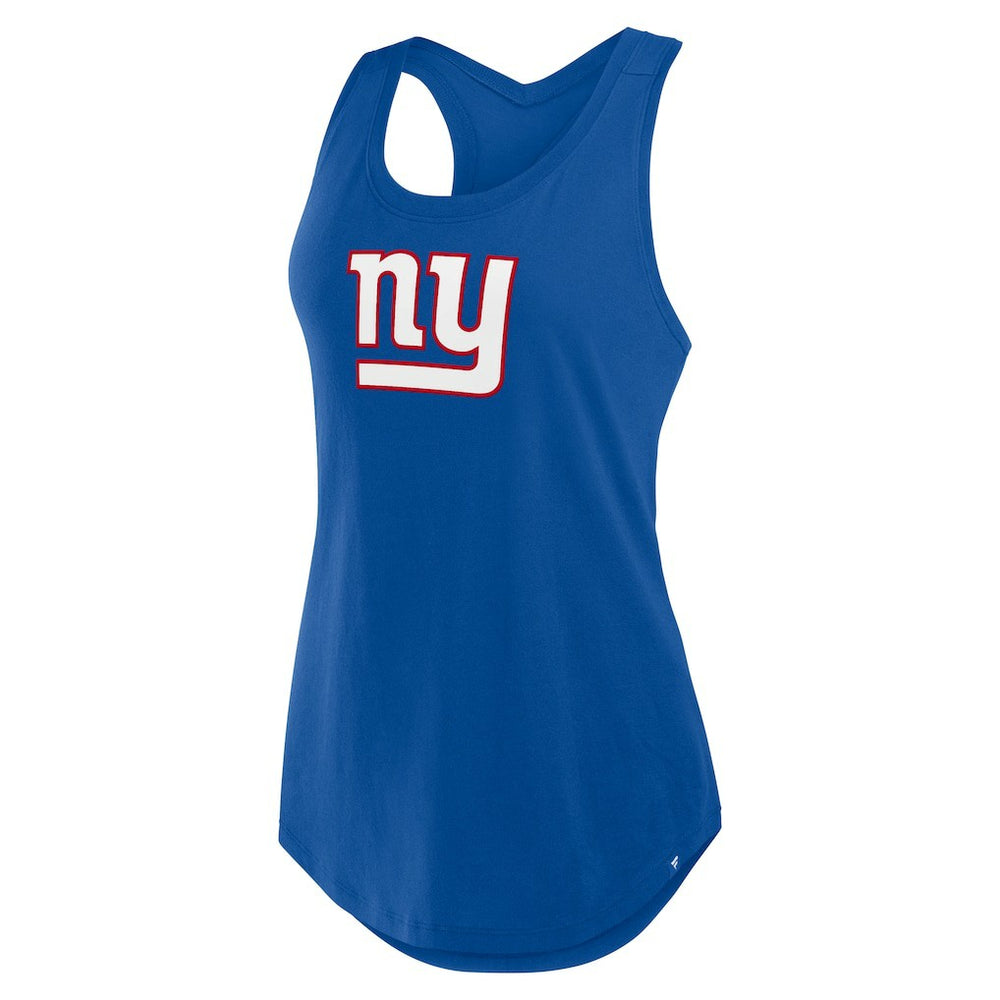 New York Giants Women's Iron Fan Tank Top Royal | Fanatics