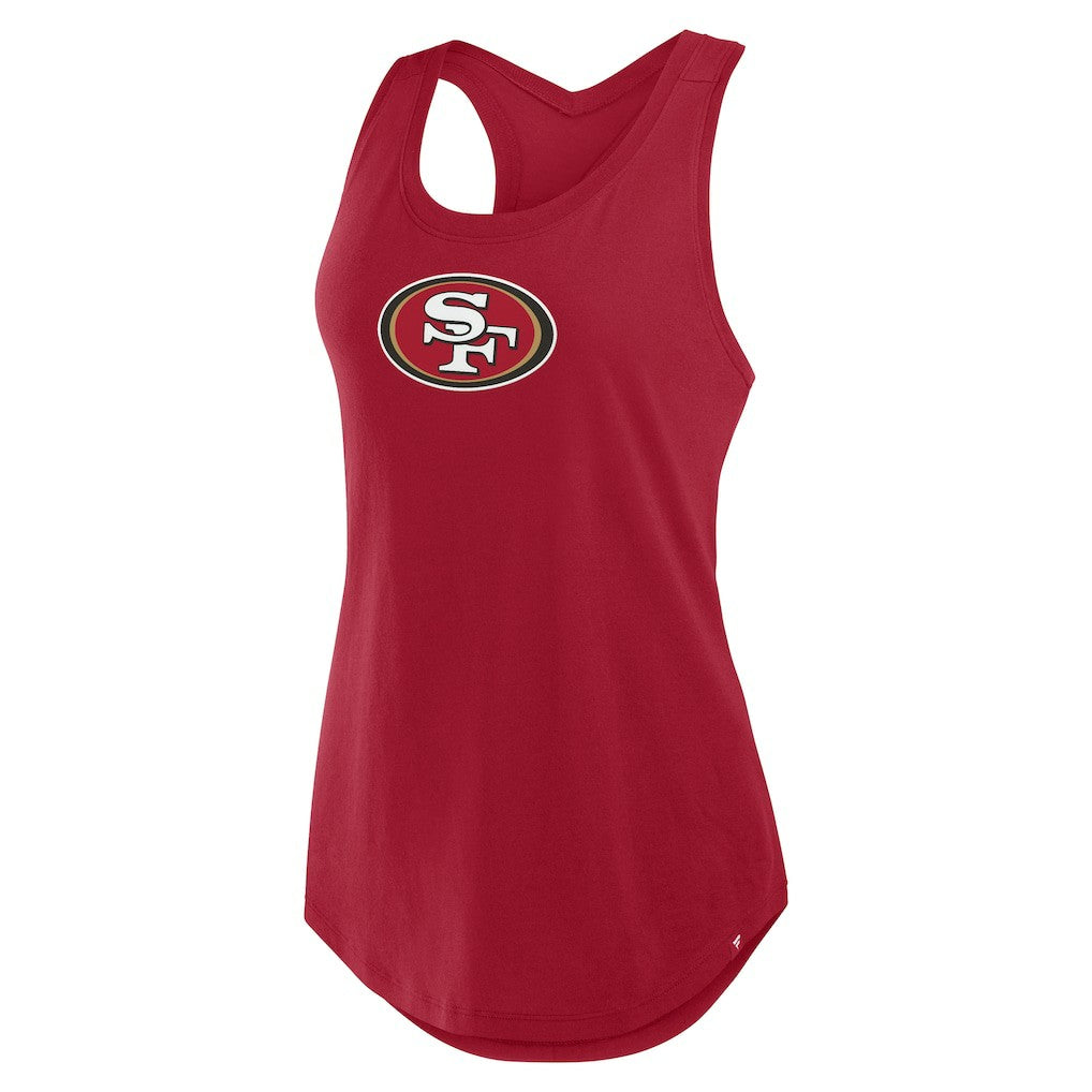 San Francisco 49ers Women's Iron Fan Tank Top Scarlet | Fanatics