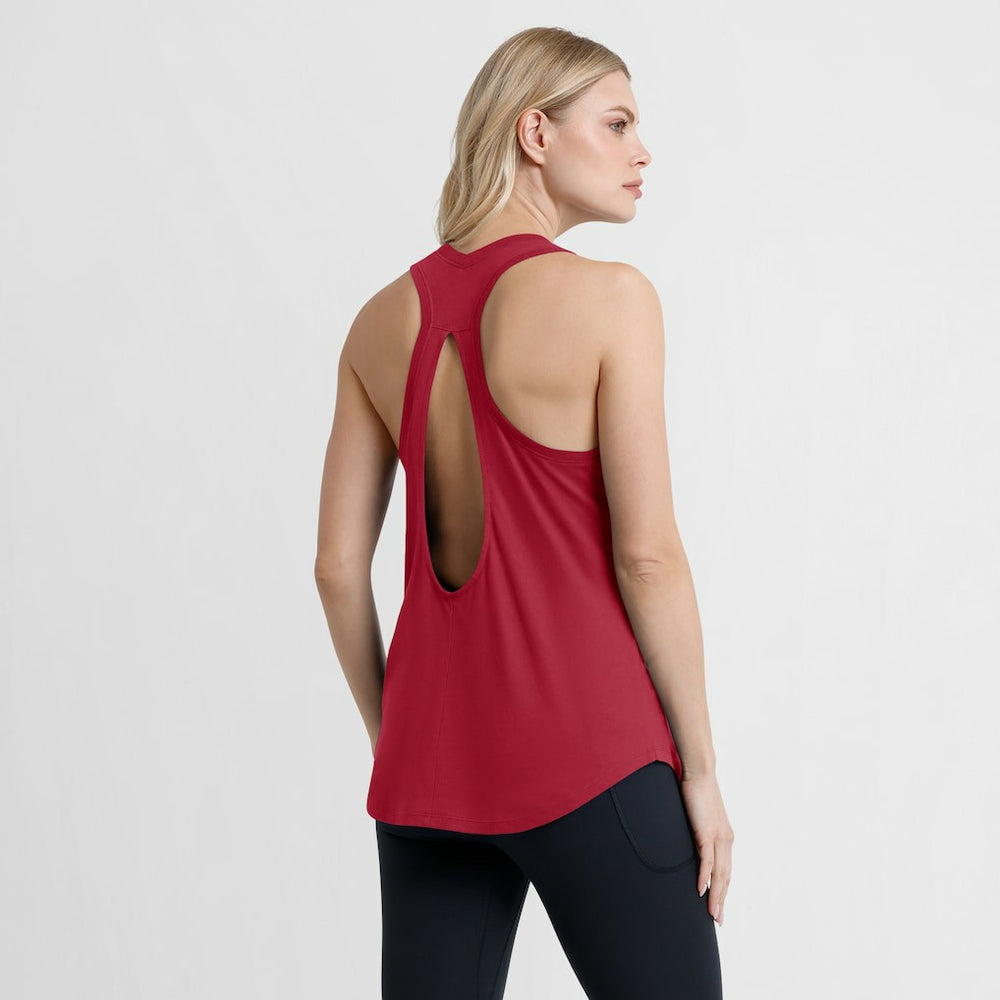 San Francisco 49ers Women's Iron Fan Tank Top Scarlet | Fanatics