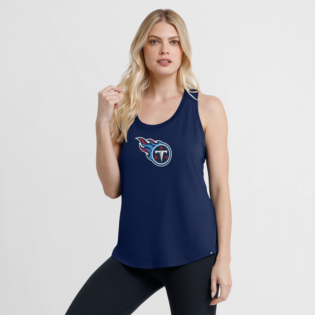 Tennessee Titans Women's Iron Fan Tank Top Navy | Fanatics