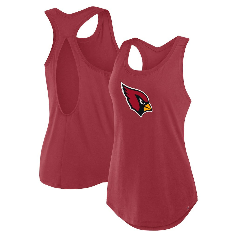 Arizona Cardinals Women's Iron Fan Tank Top Cardinal | Fanatics