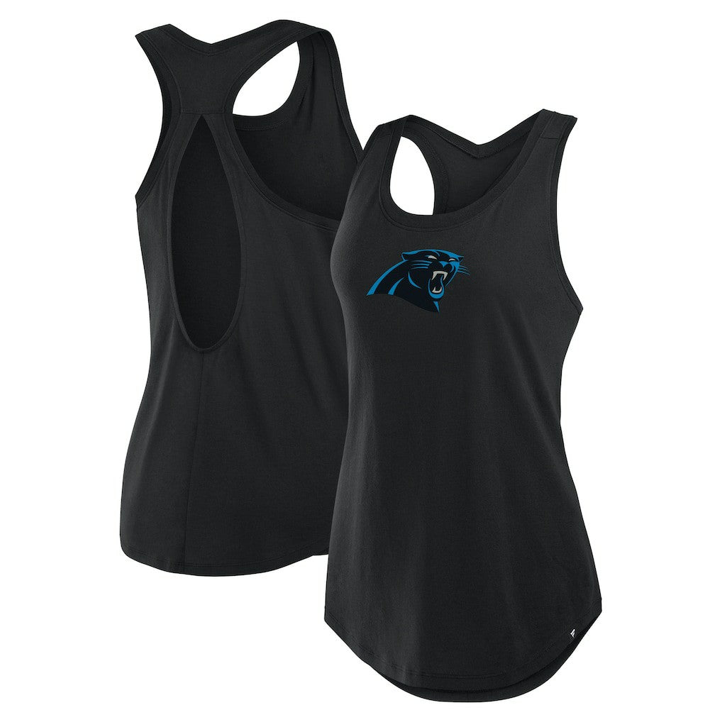 Carolina Panthers Women's Iron Fan Tank Top Black | Fanatics