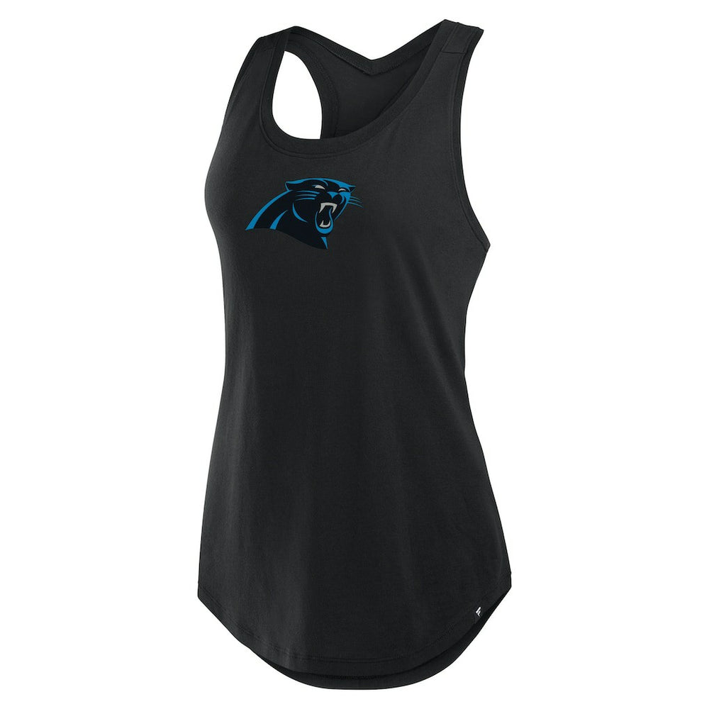 Carolina Panthers Women's Iron Fan Tank Top Black | Fanatics