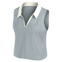 Philadelphia Eagles Women's Studio Wellness V-Neck Tank Top Gray | Fanatics