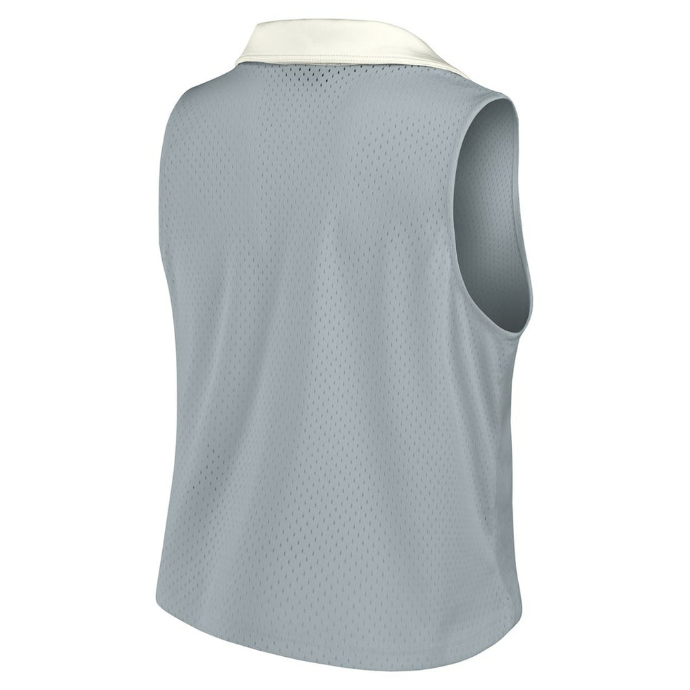 Philadelphia Eagles Women's Studio Wellness V-Neck Tank Top Gray | Fanatics
