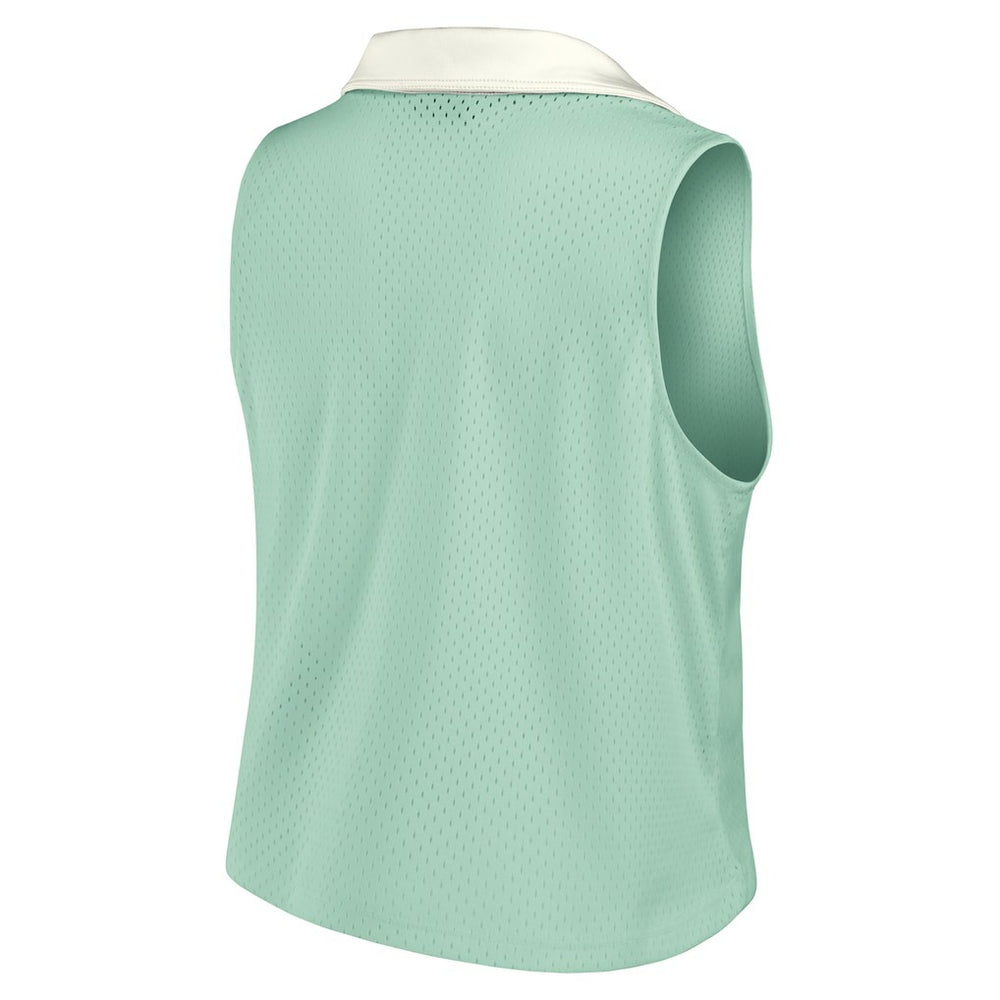 Miami Dolphins Women's Studio Wellness V-Neck Tank Top Mint | Fanatics
