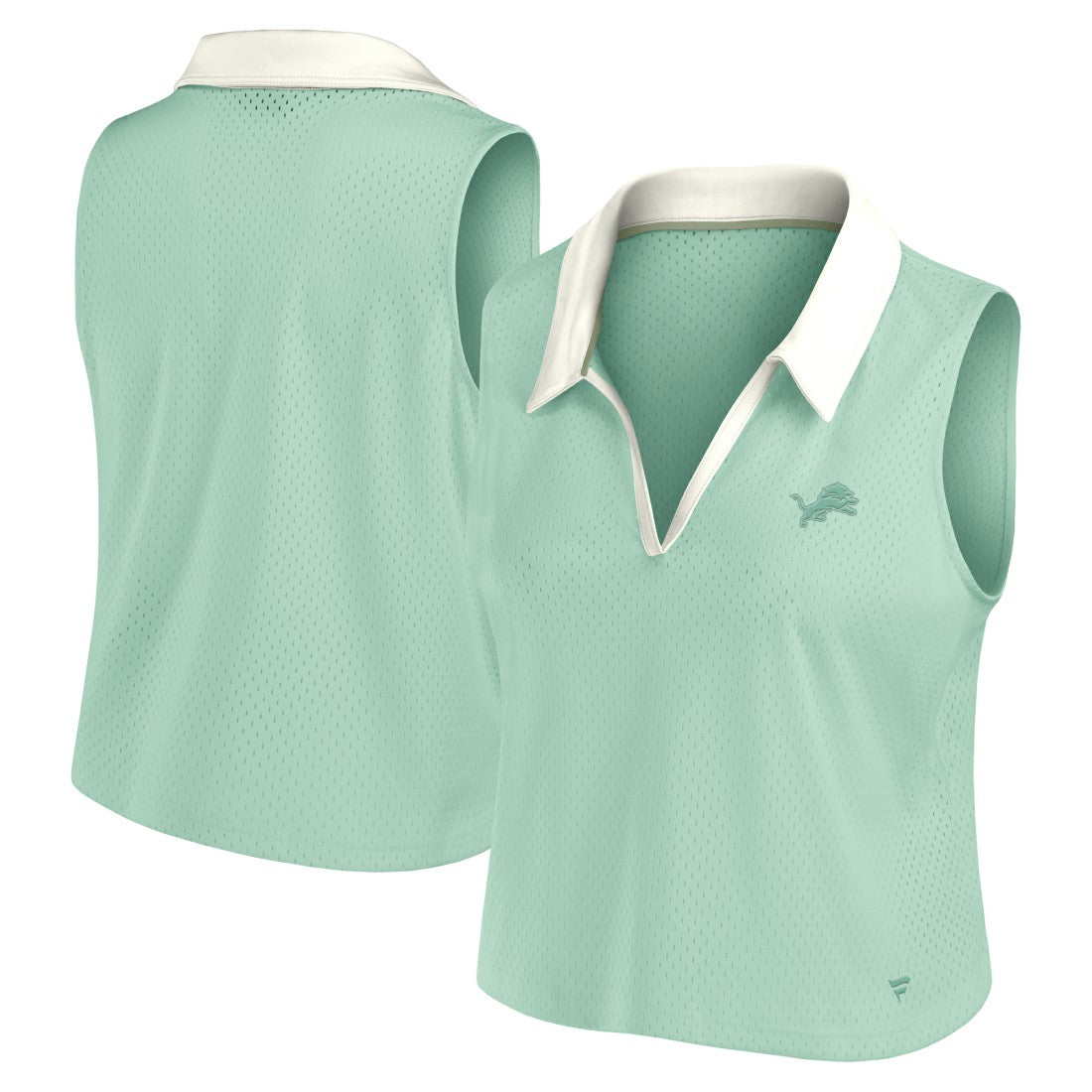 Detroit Lions Women's Studio Wellness V-Neck Tank Top Mint | Fanatics
