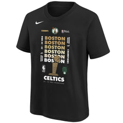 Boston Celtics Youth 2024 NBA Finals Champions Expressive T-Shirt Black - NBA