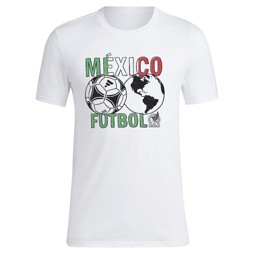 Mexico National Team Around The World T-Shirt White | Adidas online