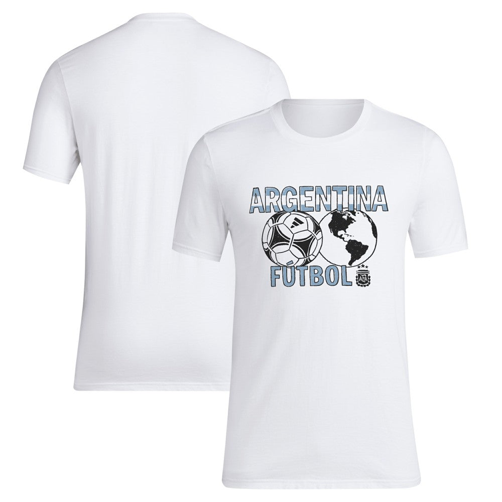 Argentina National Team Around The World T-Shirt White | Adidas cheap