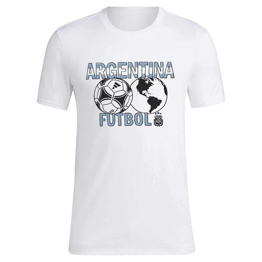 Argentina National Team Around The World T-Shirt White | Adidas cheap