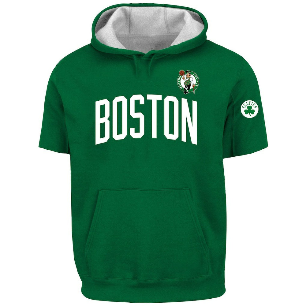 Jayson Tatum Boston Celtics Big & Tall Short Sleeve Hoodie Kelly Green - NBA