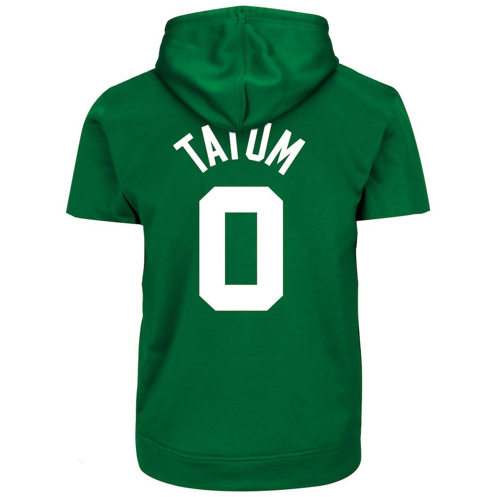 Jayson Tatum Boston Celtics Big & Tall Short Sleeve Hoodie Kelly Green - NBA