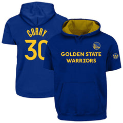Stephen Curry Golden State Warriors Big & Tall Short Sleeve Hoodie Royal - NBA