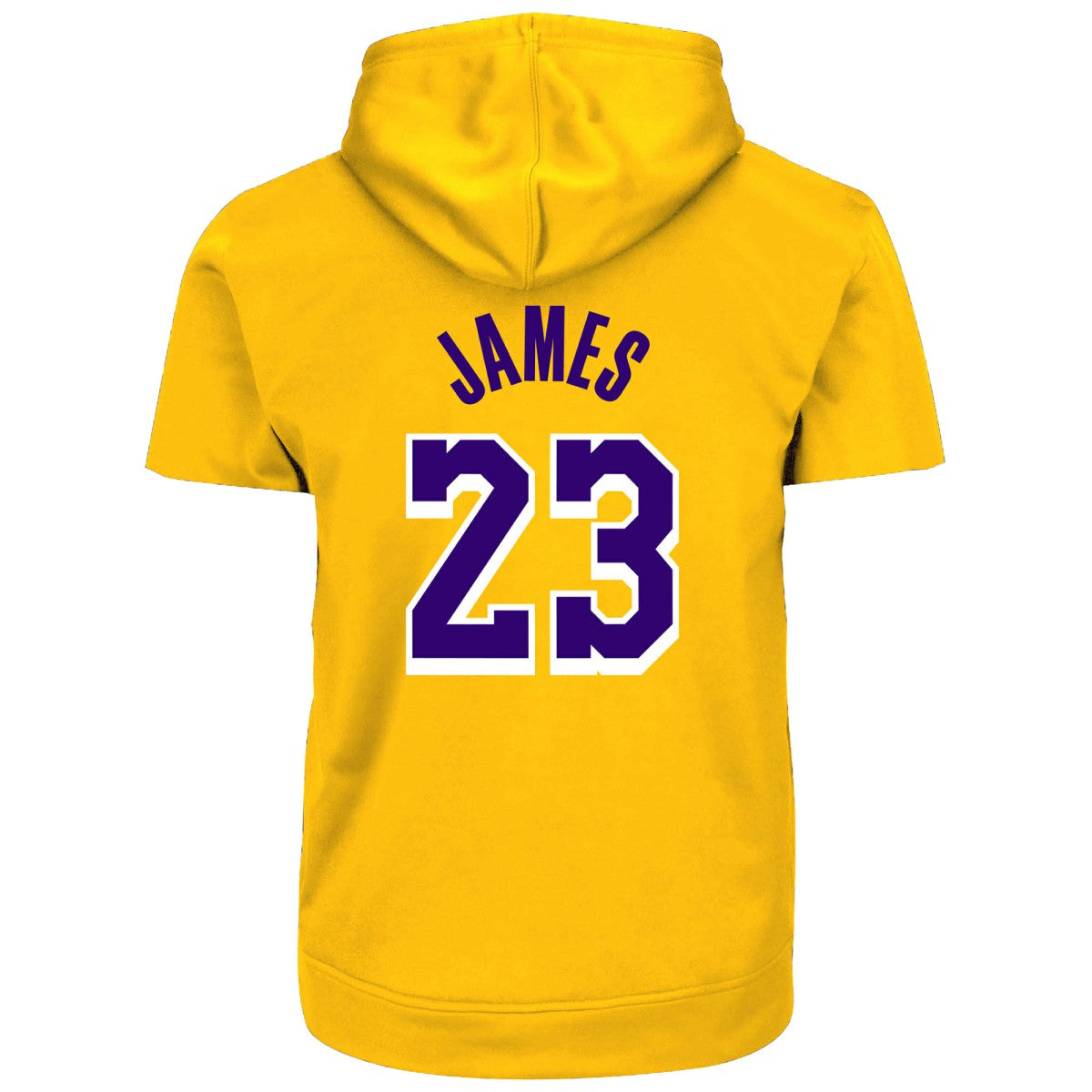 LeBron James Los Angeles Lakers Big & Tall Short Sleeve Hoodie Gold - NBA