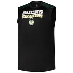Giannis Antetokounmpo Milwaukee Bucks Profile Big & Tall Player Muscle Tank Black - NBA