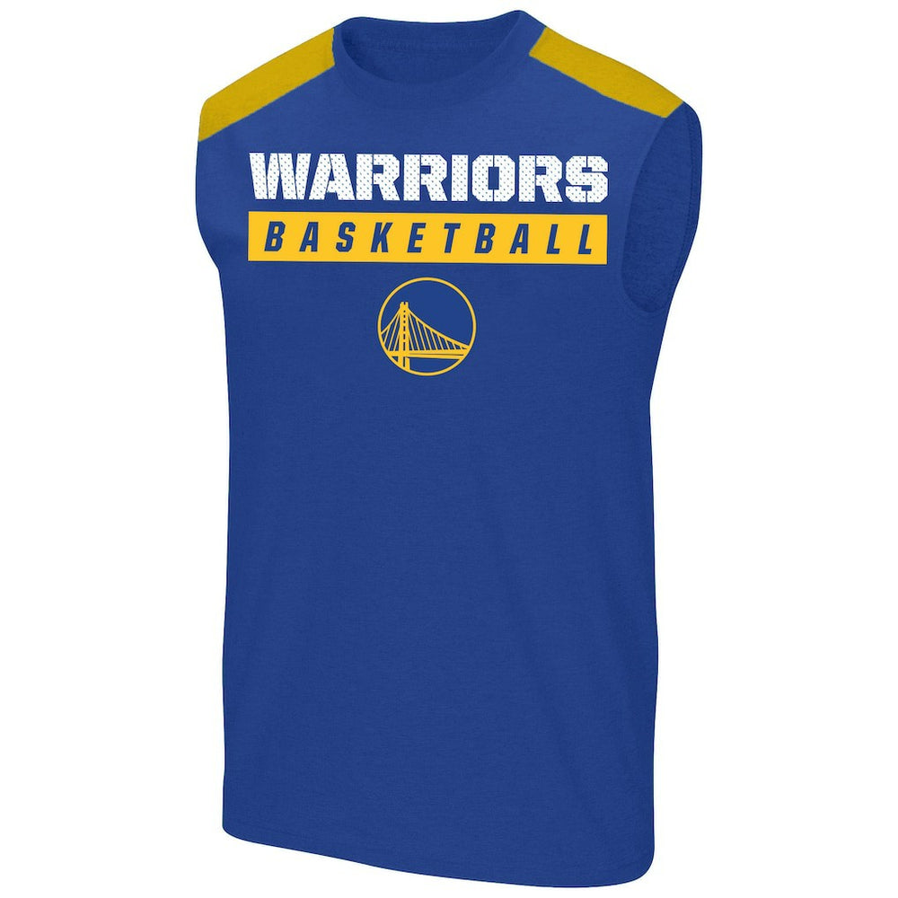 Stephen Curry Golden State Warriors Profile Big & Tall Player Muscle Tank Royal - NBA
