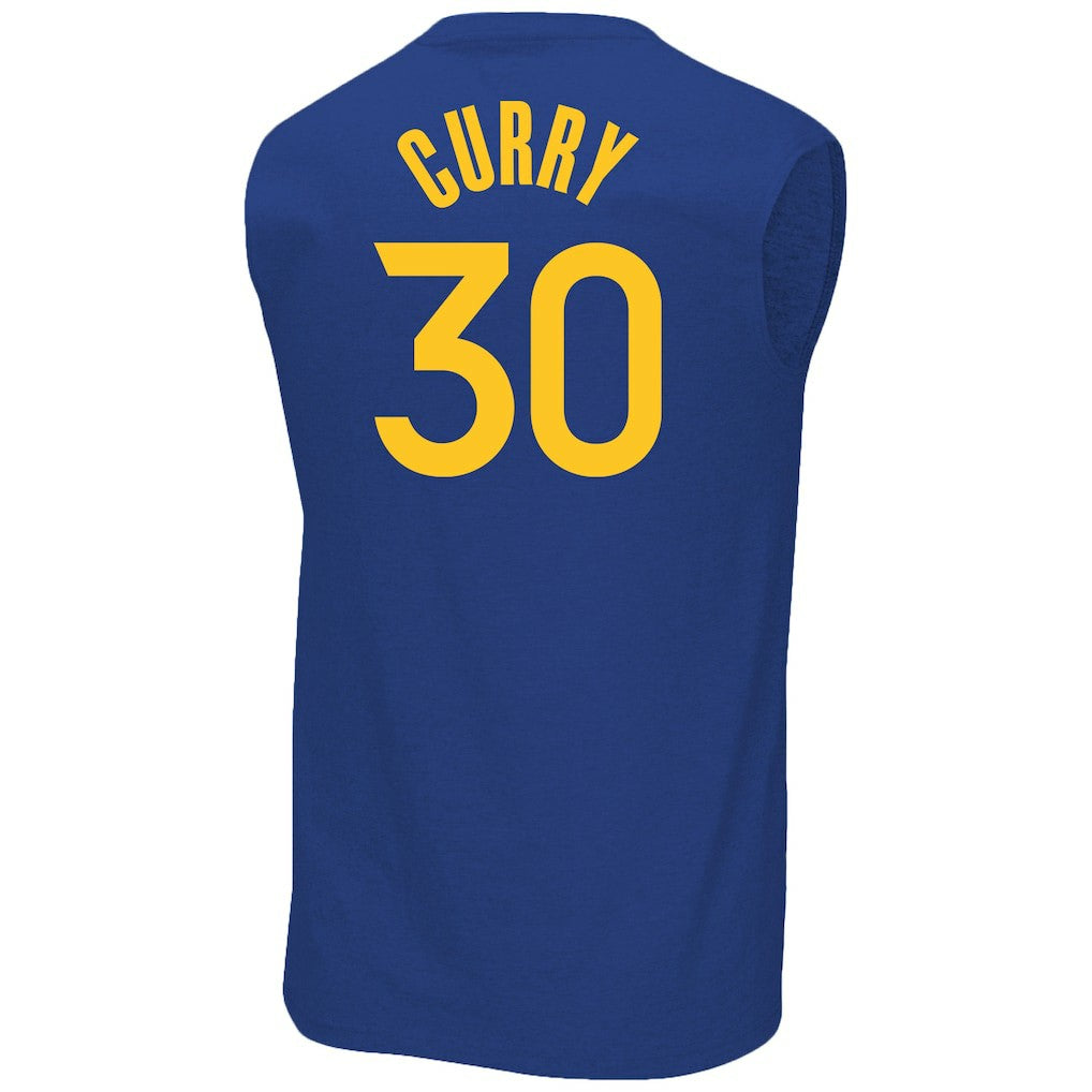 Stephen Curry Golden State Warriors Profile Big & Tall Player Muscle Tank Royal - NBA
