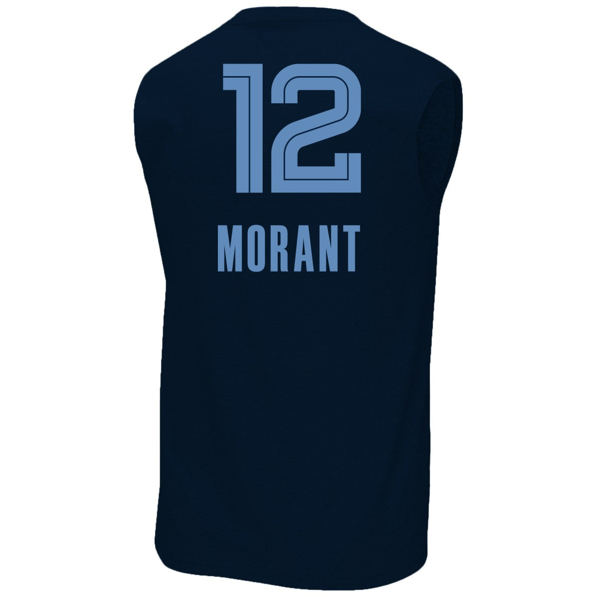 Ja Morant Memphis Grizzlies Profile Big & Tall Player Muscle Tank Navy - NBA