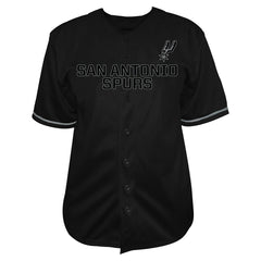 Victor Wembanyama San Antonio Spurs Profile Big & Tall Name & Number Button-Up Jersey Black - NBA