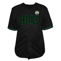 Jayson Tatum Boston Celtics Profile Big & Tall Name & Number Button-Up Jersey Black - NBA