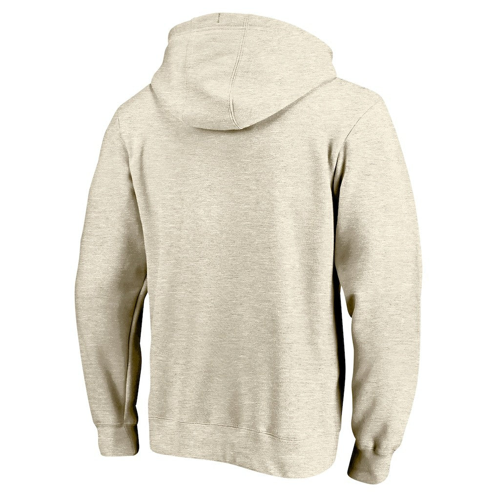 Jayson Tatum Boston Celtics Profile Big & Tall Player Double Face Tri-Blend Pullover Hoodie Cream - NBA