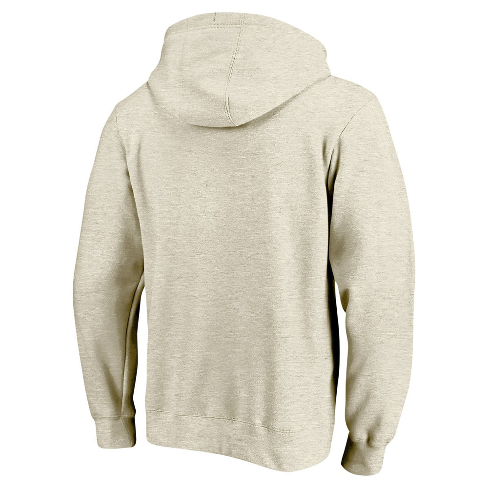 Devin Booker Phoenix Suns Profile Big & Tall Player Double Face Tri-Blend Pullover Hoodie Cream - NBA